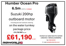 Humber Ocean Pro 6.5m Professional RIB - 671A