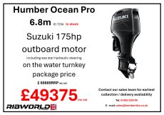 Humber Ocean Pro 6.8m Professional RIB -729A