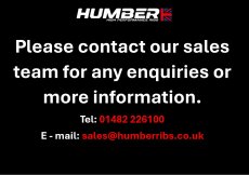 Humber Destroyer 5.5m Professional RIB Grey tube / Orange hull- 792B