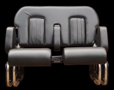 Double flip bolster helm seats