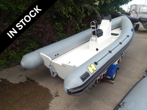 Humber Destroyer 5.5m Professional RIB Grey tube / White hull- 796A