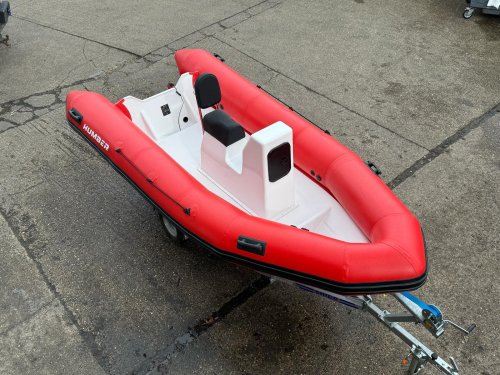 Humber Assault 4.5m Professional RIB Red Tube / White Hull - 770A