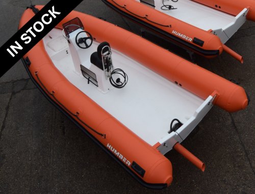 Humber Destroyer 5.5m Professional RIB Orange tube / White hull- 792B