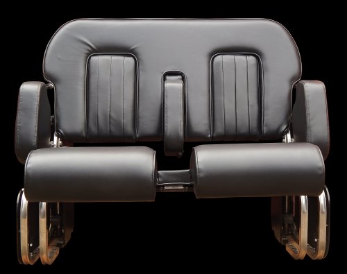 Double flip bolster helm seats