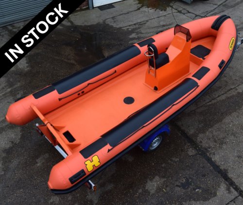 Humber Destroyer 5.8m Professional RIB  Orange Tube / Orange Hull - 754A