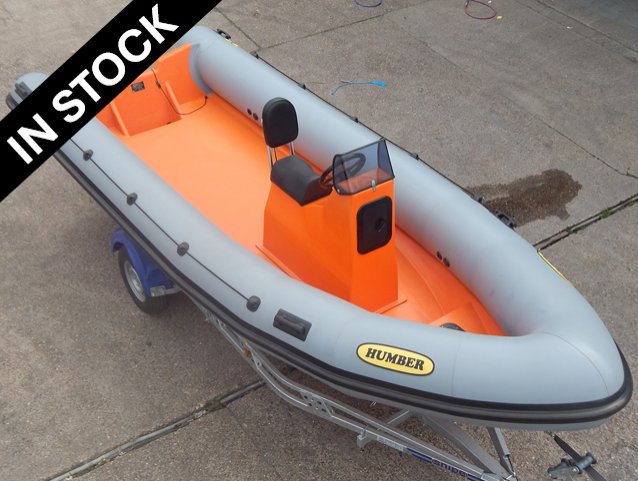 Humber Destroyer 5.5m Professional RIB Grey tube / Orange hull- 792B